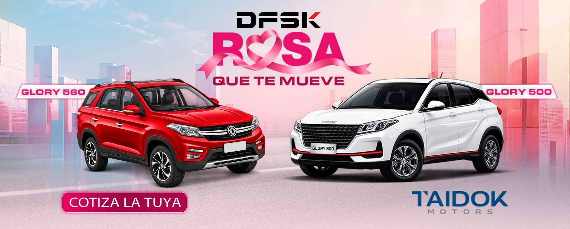 SUVs: Glory 560 y Glory 500